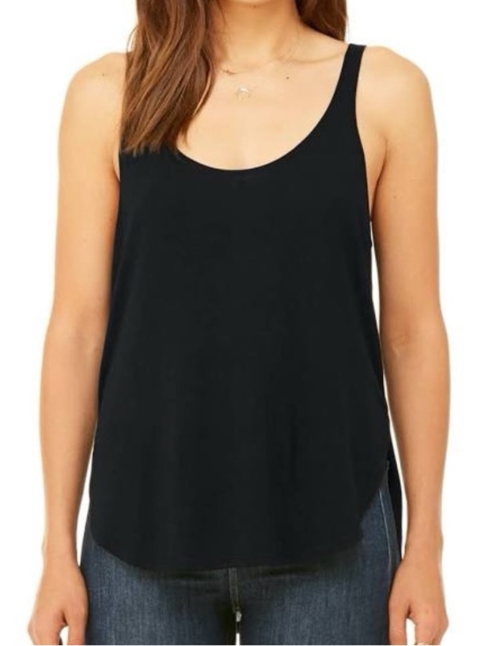 ♡ Joah Brown NWOT Scoop Neck Tank Black